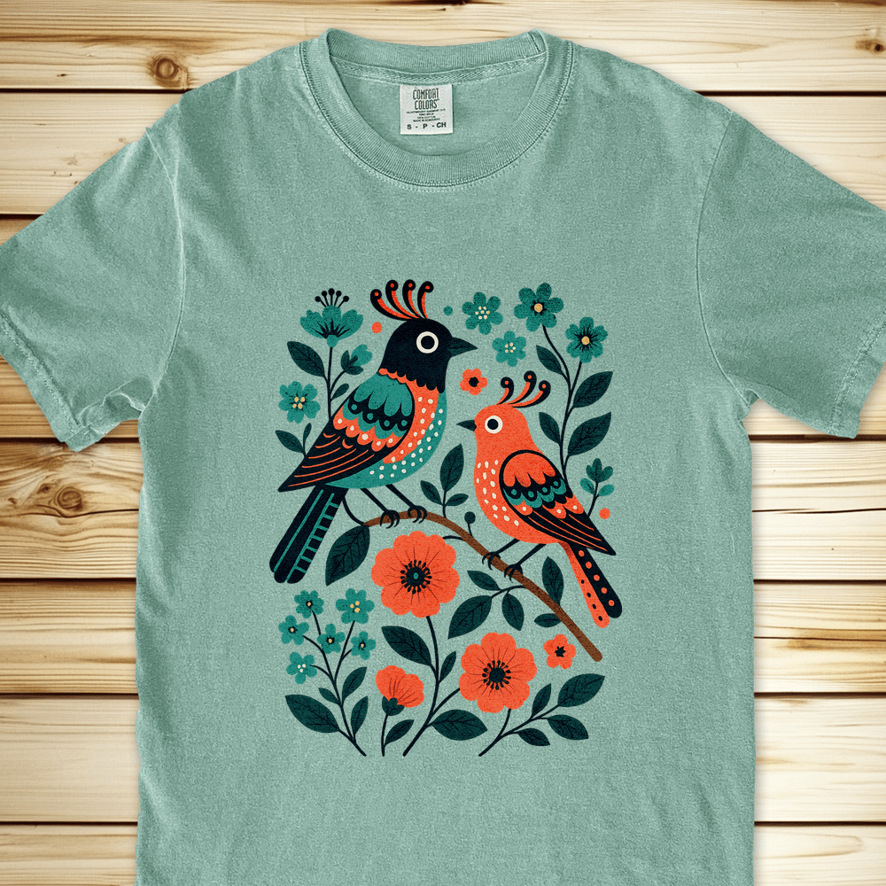 2276 Birds In Bramble - Bay