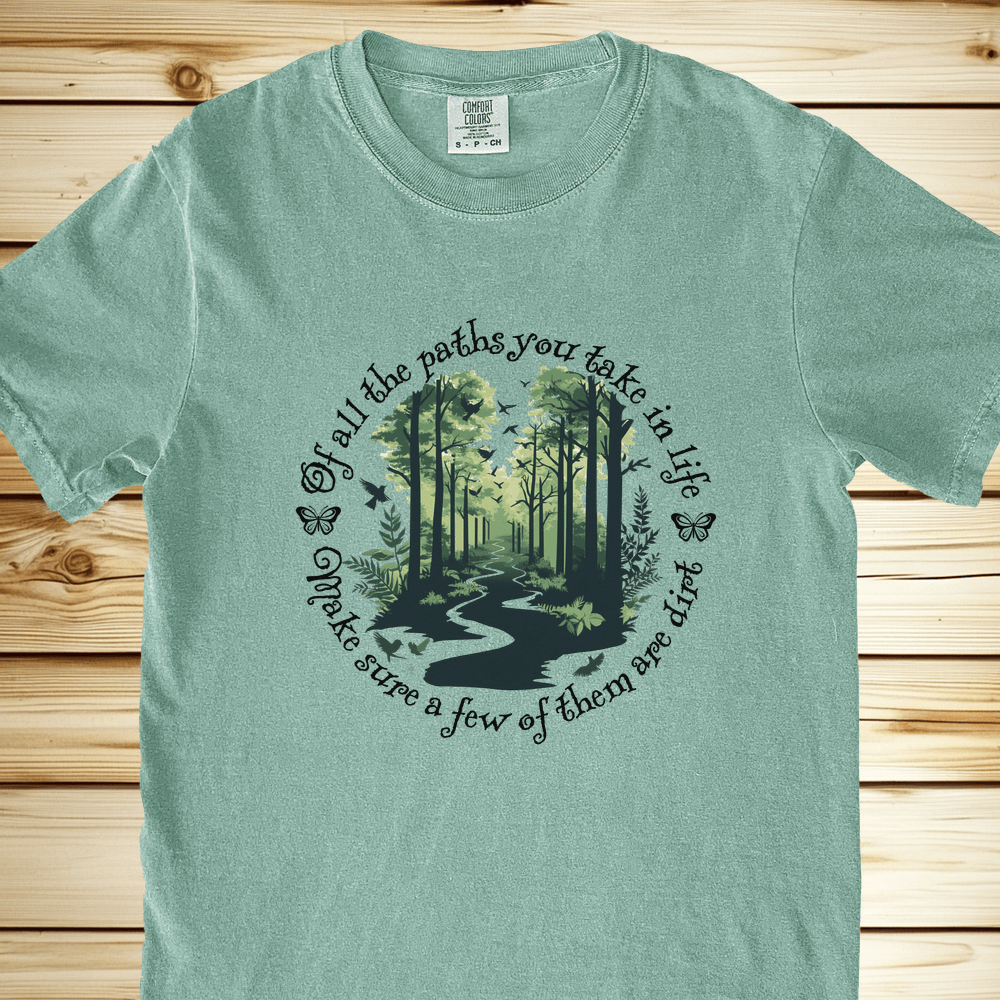 Scenic Dirt Path Relaxed Fit Tee - Bay