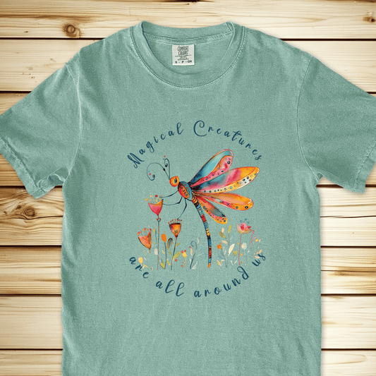 1935 Magical Dragonfly Relaxed Fit Tee - Bay