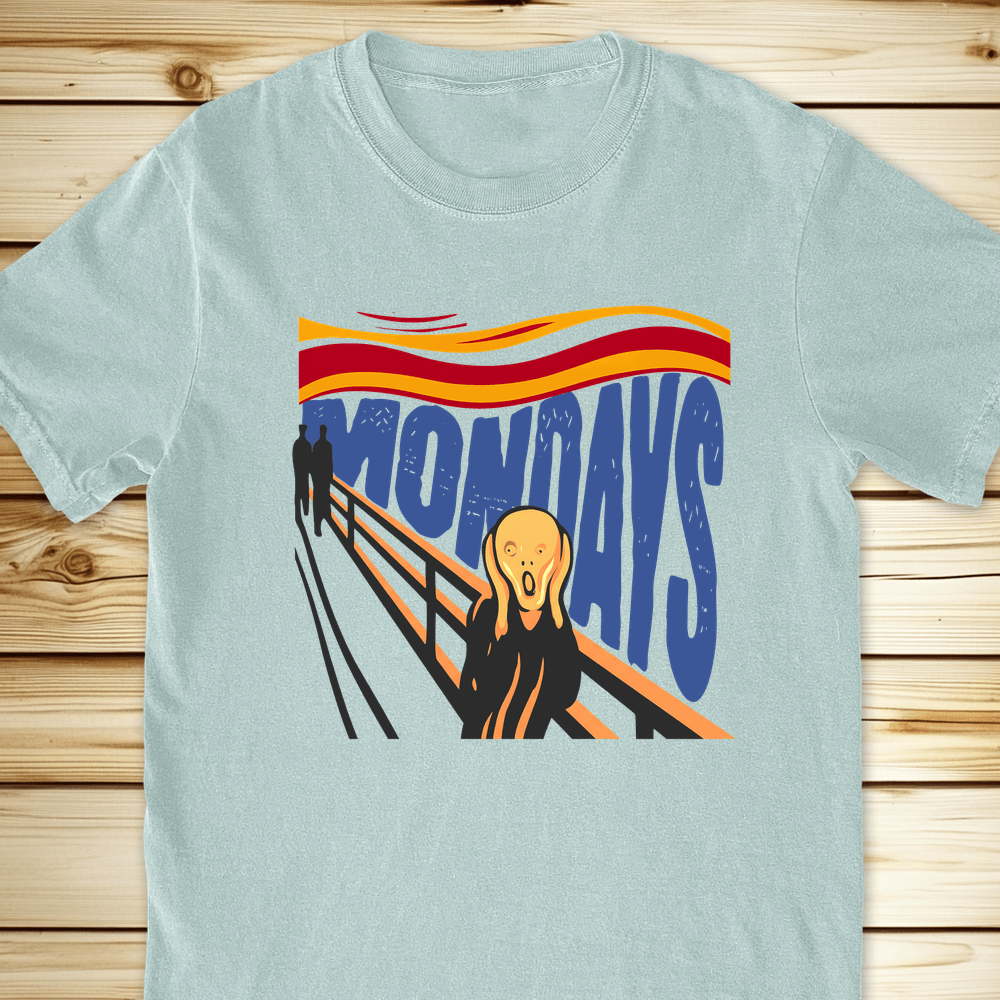 2317 Monday Scream Munchb Relaxed Fit Tee - Bay