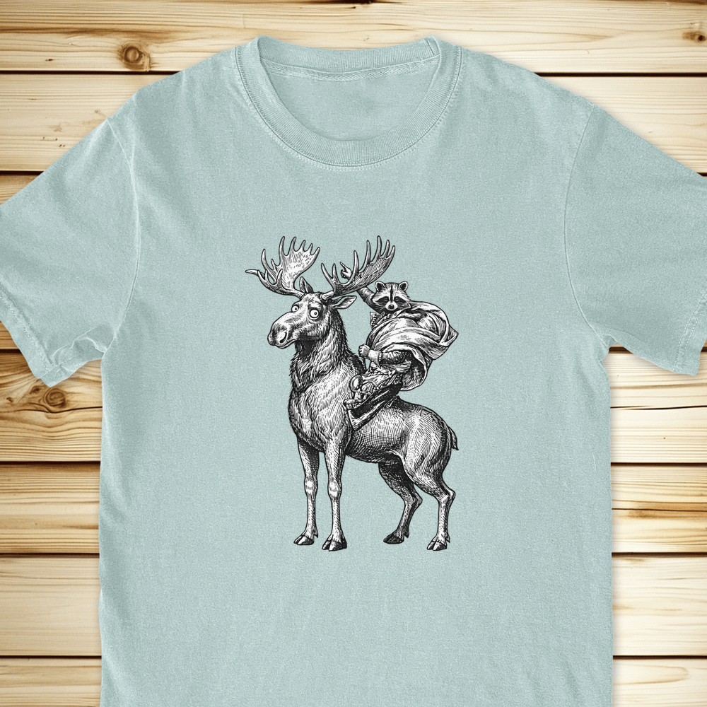 2319 Raccoon Napoleon Complex Relaxed Fit Tee - Bay