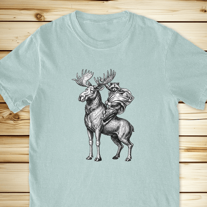 2319 Raccoon Napoleon Complex Relaxed Fit Tee - Bay