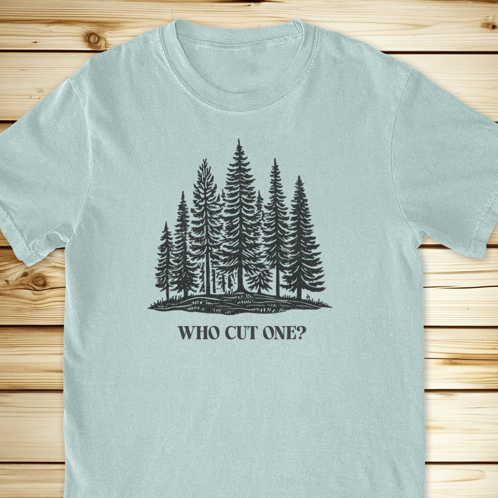 Who Cut One Trees Relaxed Fit Tee - Bay