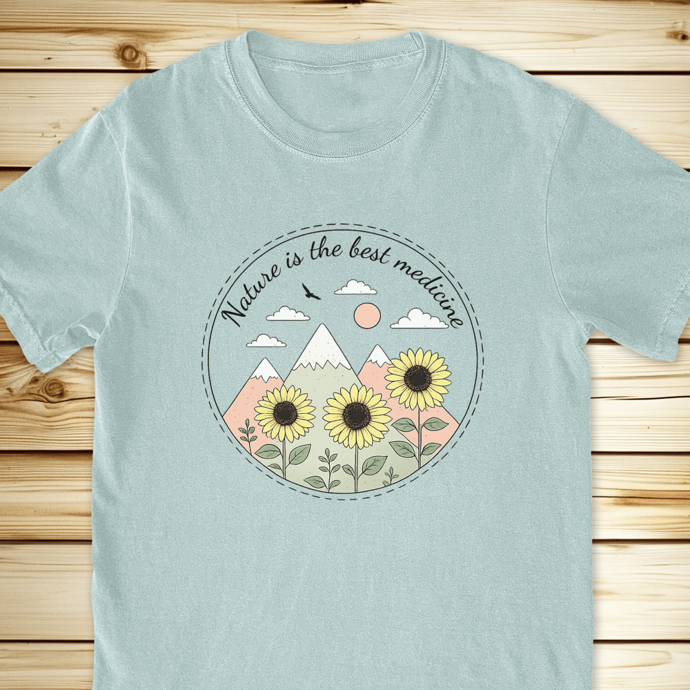 Nature The Best Medicine Final Relaxed Fit Tee - Bay