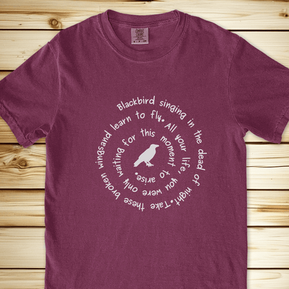 2080 L Blackbird Singinga Relaxed Fit Tee - Berry