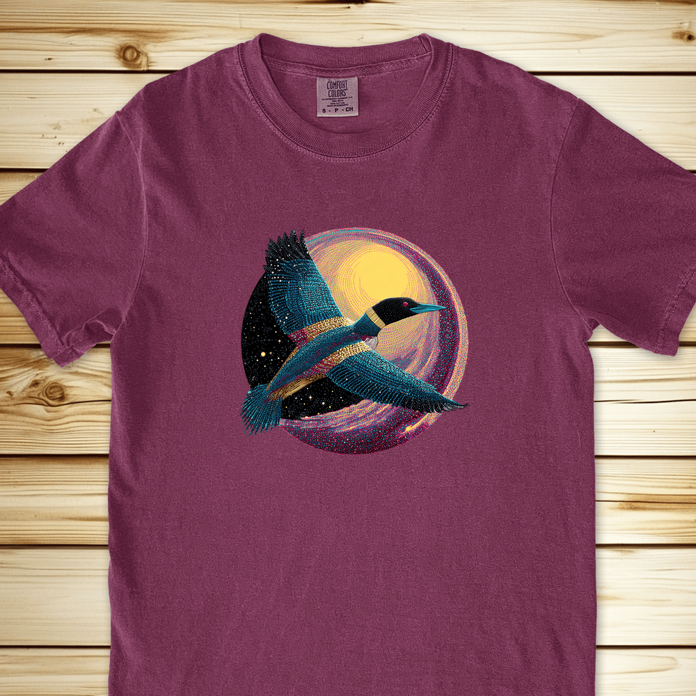 Magical Loon Relaxed Fit Tee - Berry