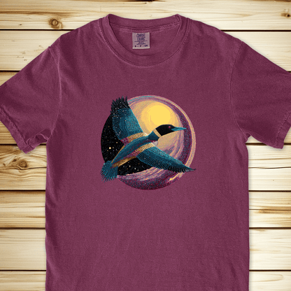 Magical Loon Relaxed Fit Tee - Berry