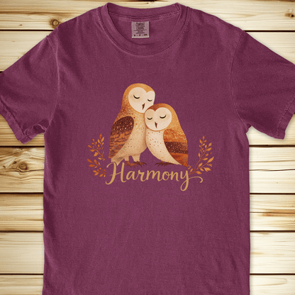 Owl Harmonya Relaxed Fit Tee - Berry