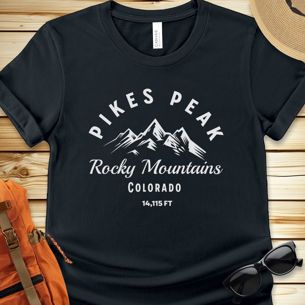 1942 Pikes Peak Tshirt - Black