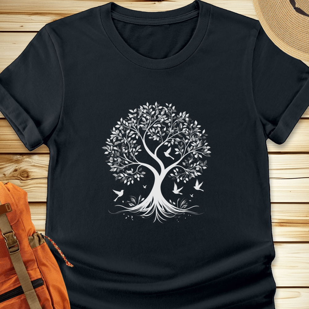 1485 Listening Tree Tshirt - Black