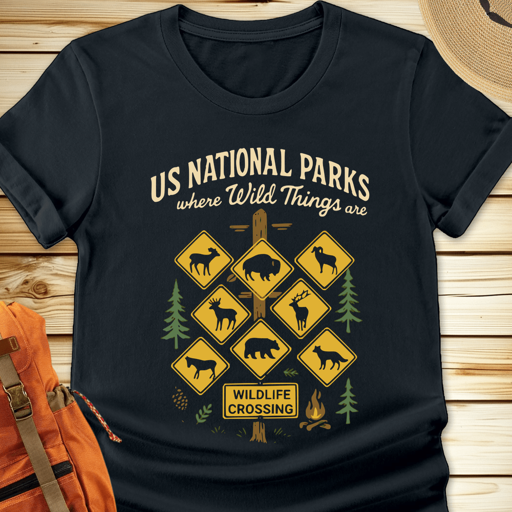 2012 Nat Parks Where The Wild Things Are Tshirt - Black
