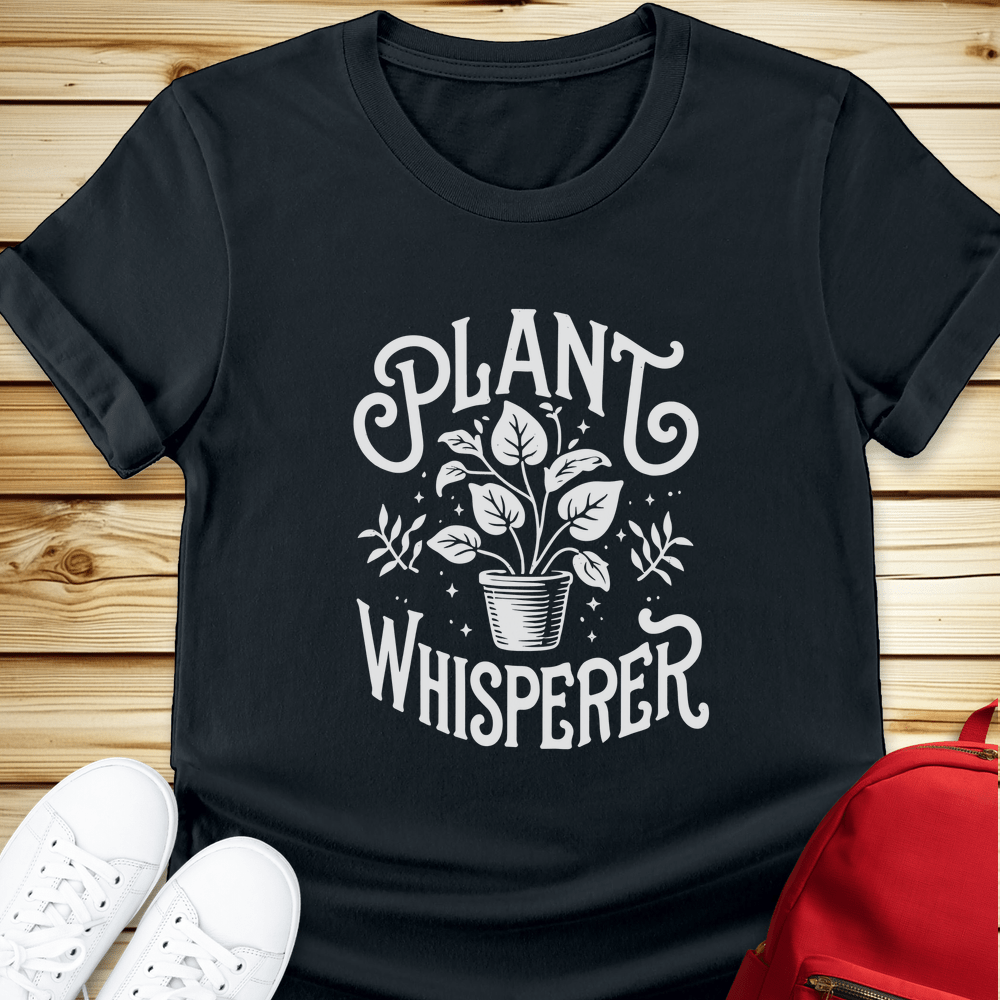 2193 Plant Whisperer W Tshirt - Black
