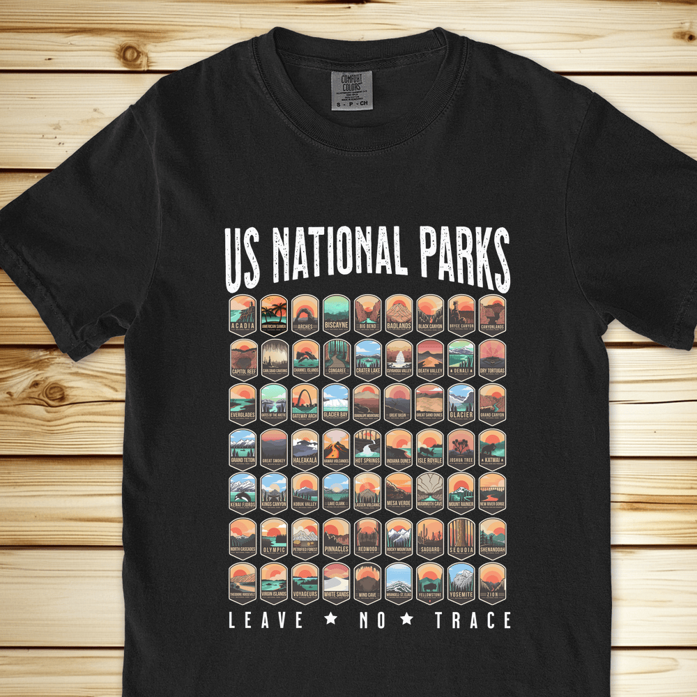 1749 National Parks Relaxed Fit Tee - Black