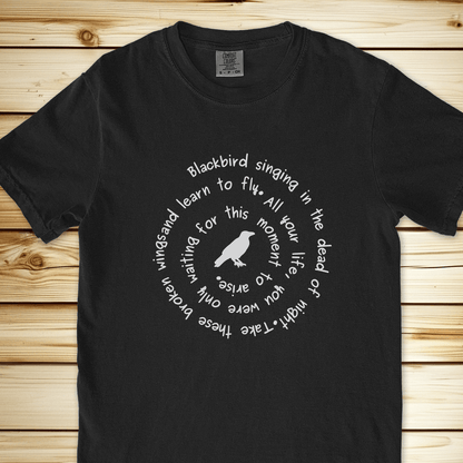 2080 L Blackbird Singinga Relaxed Fit Tee - Black