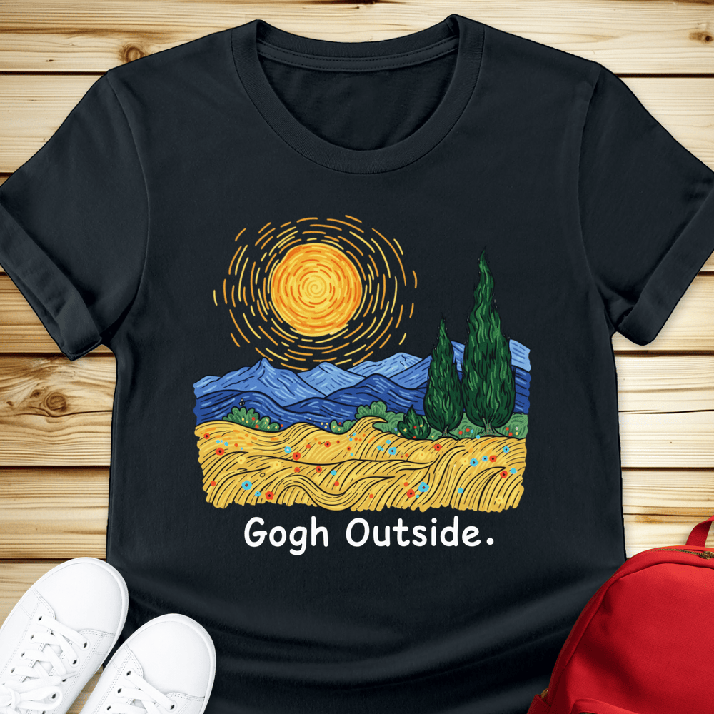 Gogh Outside Tshirt - Black