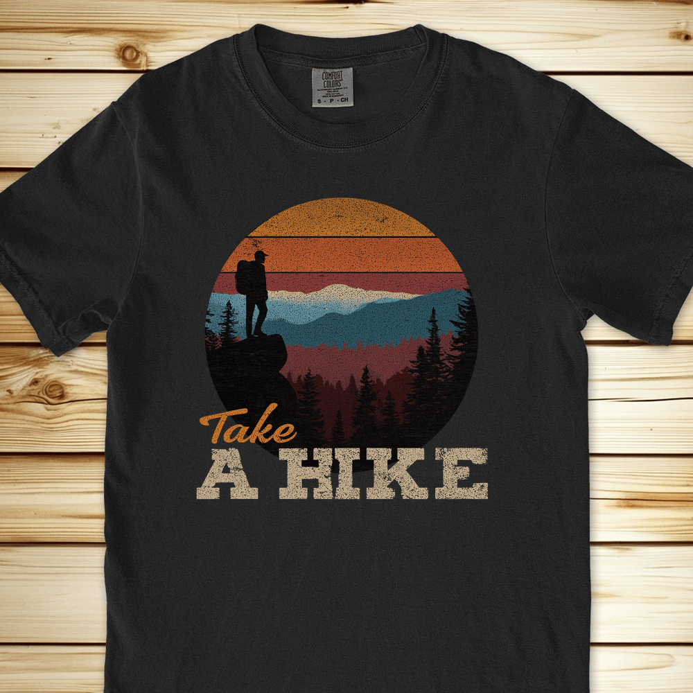 Take A Hike Retro - Black