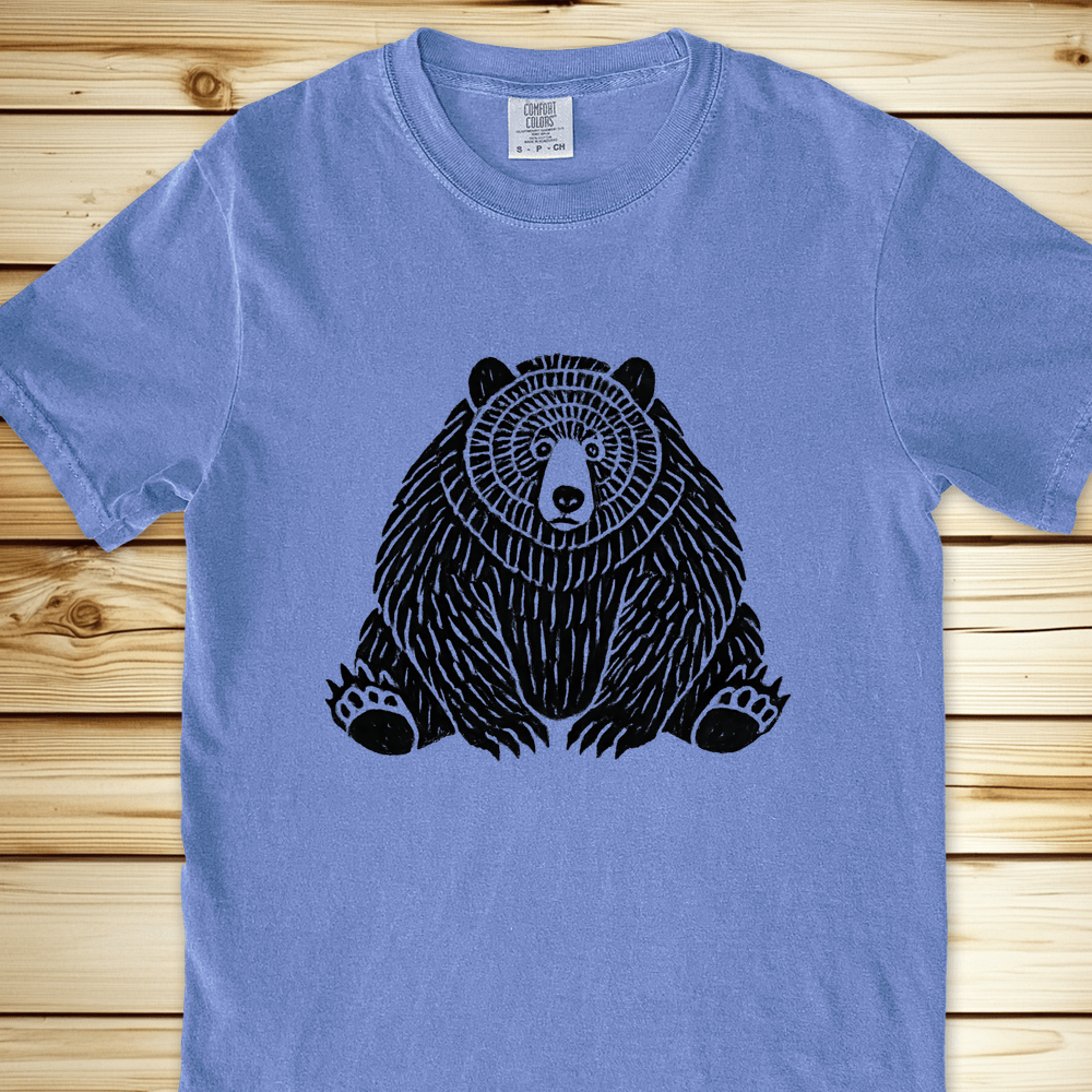Big Bear Relaxed Fit Tee - Blue Jean