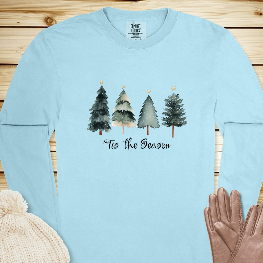 1690 Tis The Season Long Sleeve Tshirt - Chambray