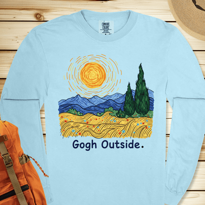 2274 Gogh Outside Long Sleeve Tshirt - Chambray