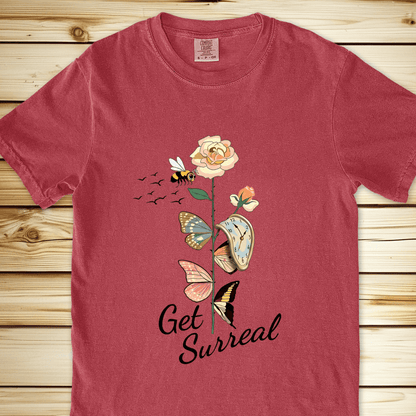 Dali Get Surreal Relaxed Fit Tee - Crimson