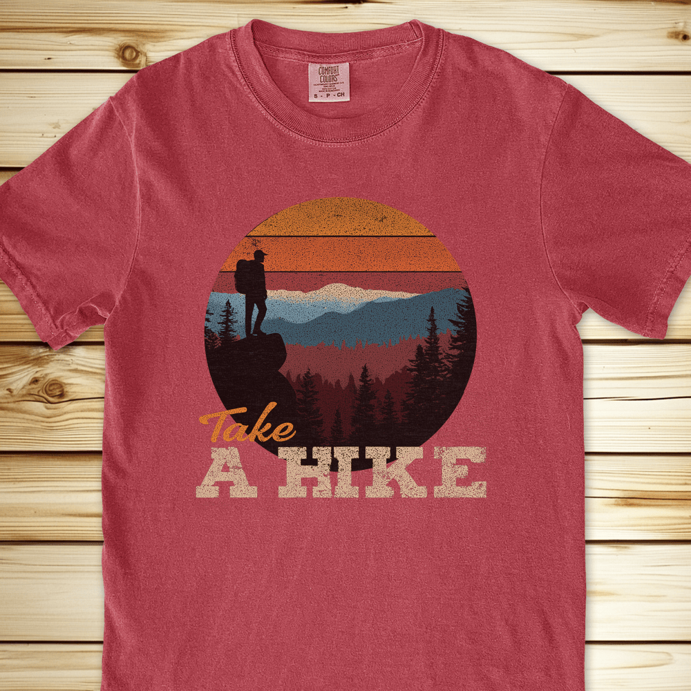 Take A Hike Retro - Crimson