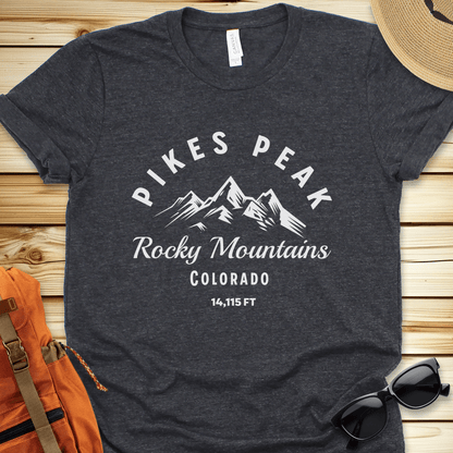 1942 Pikes Peak Tshirt - Dark Grey Heather