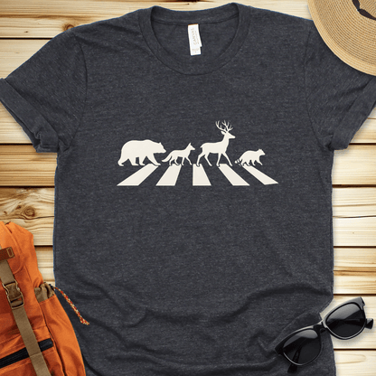 1956 Abbey Road In The Forest Tshirt - Dark Grey Heather