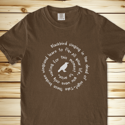 2080 L Blackbird Singinga Relaxed Fit Tee - Espresso