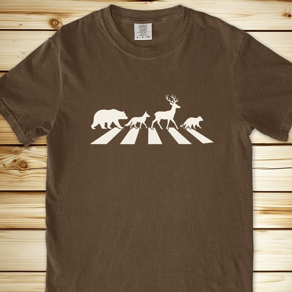 1956 Abbey Road In The Forest Relaxed Fit Tee - Espresso