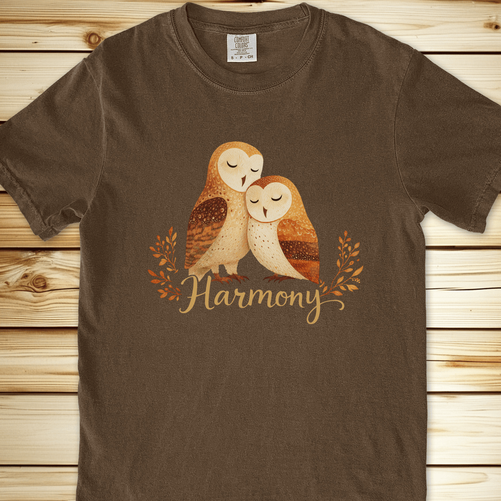 Owl Harmonya Relaxed Fit Tee - Espresso