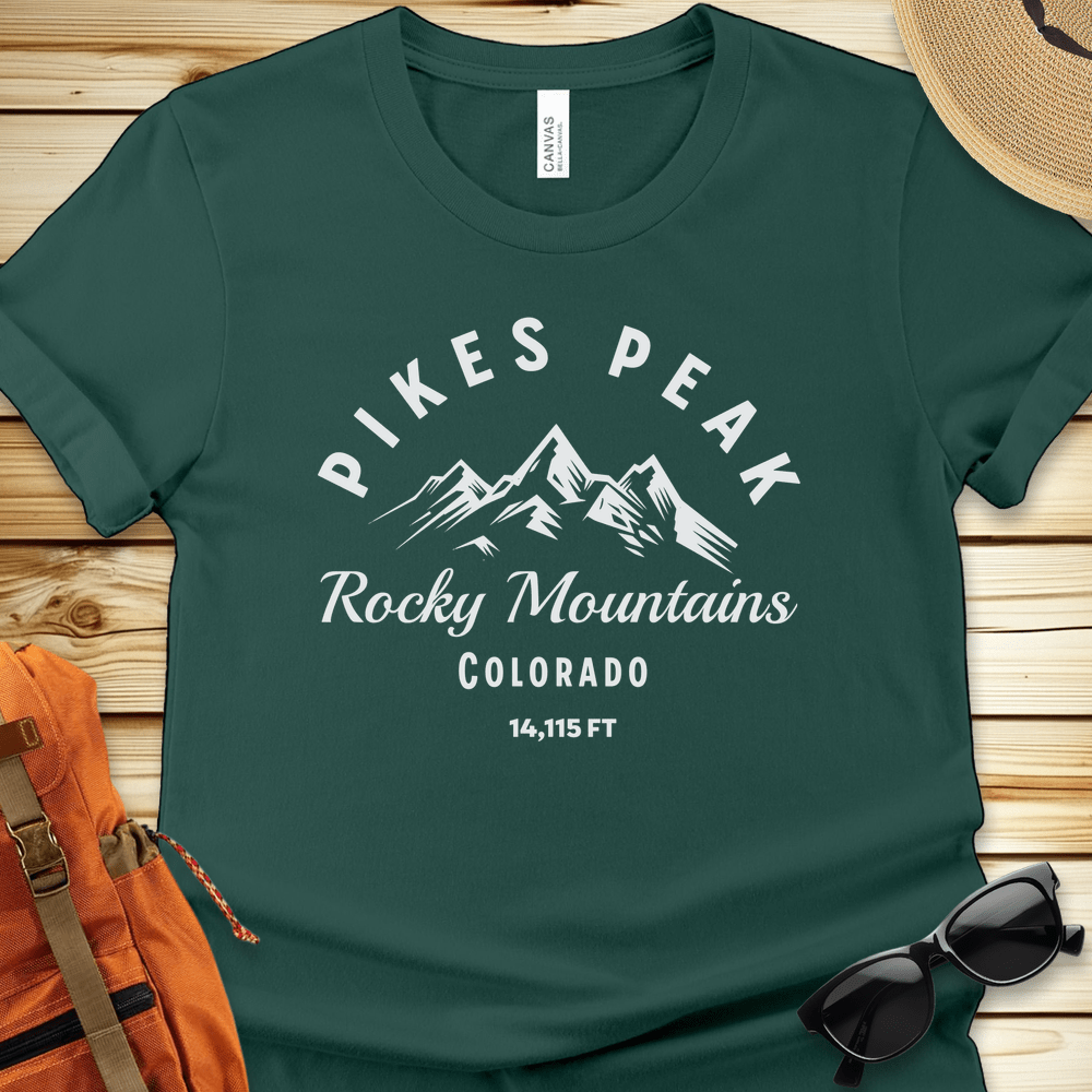 1942 Pikes Peak Tshirt - Forest