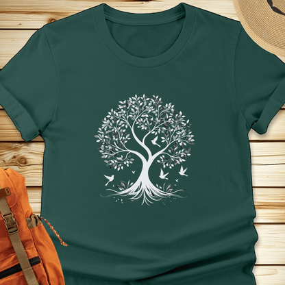 1485 Listening Tree Tshirt - Forest