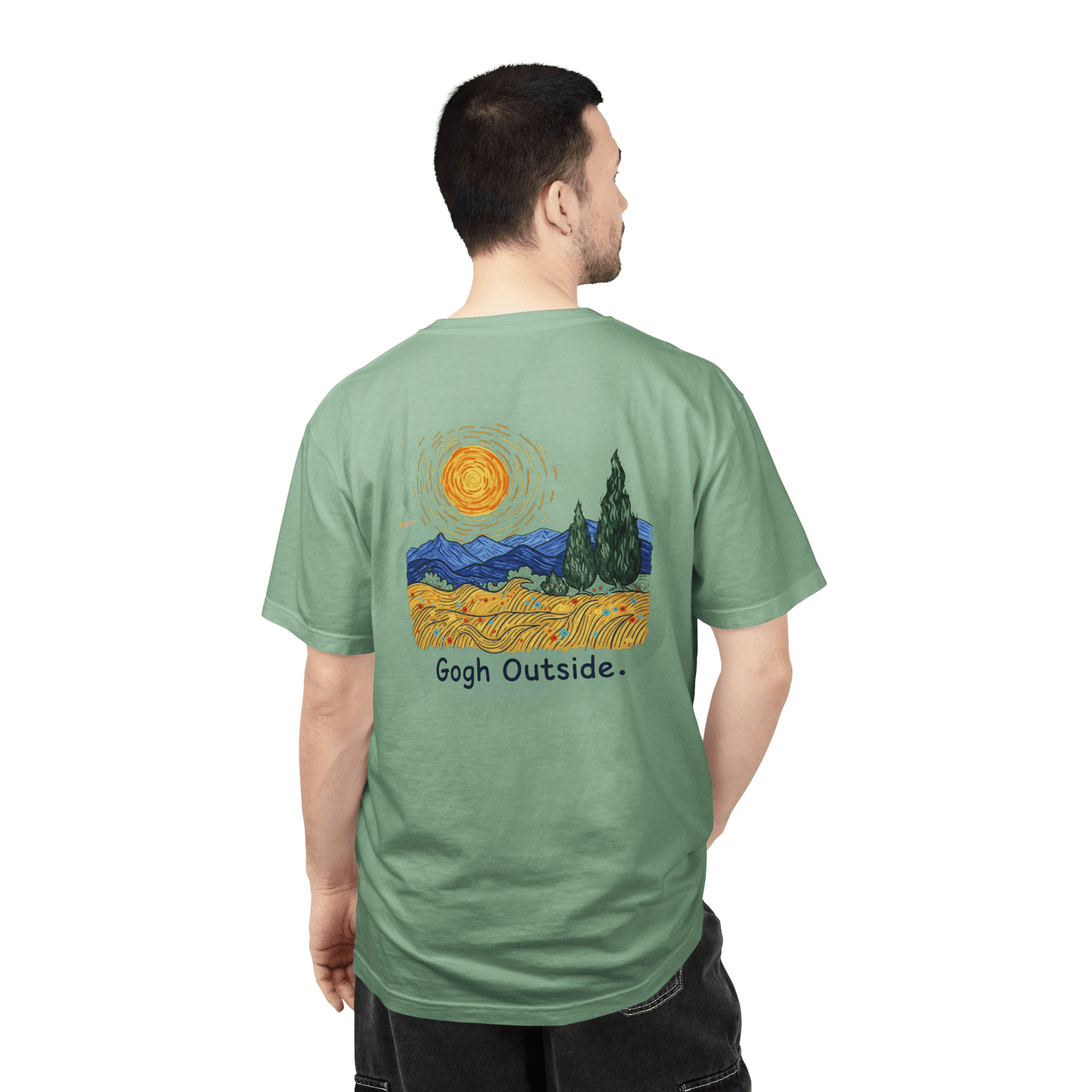 Gogh Outside ON BACK Relaxed Fit Tee