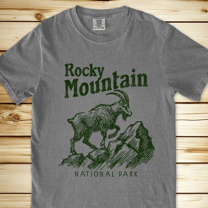 2256 Rocky Mountain National Park Relaxed Fit Tee - Grey