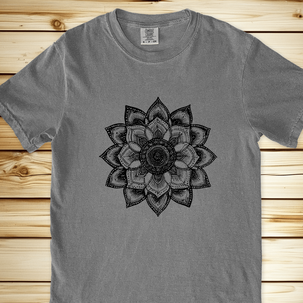 1872 Zendala Final D Relaxed Fit Tee - Grey