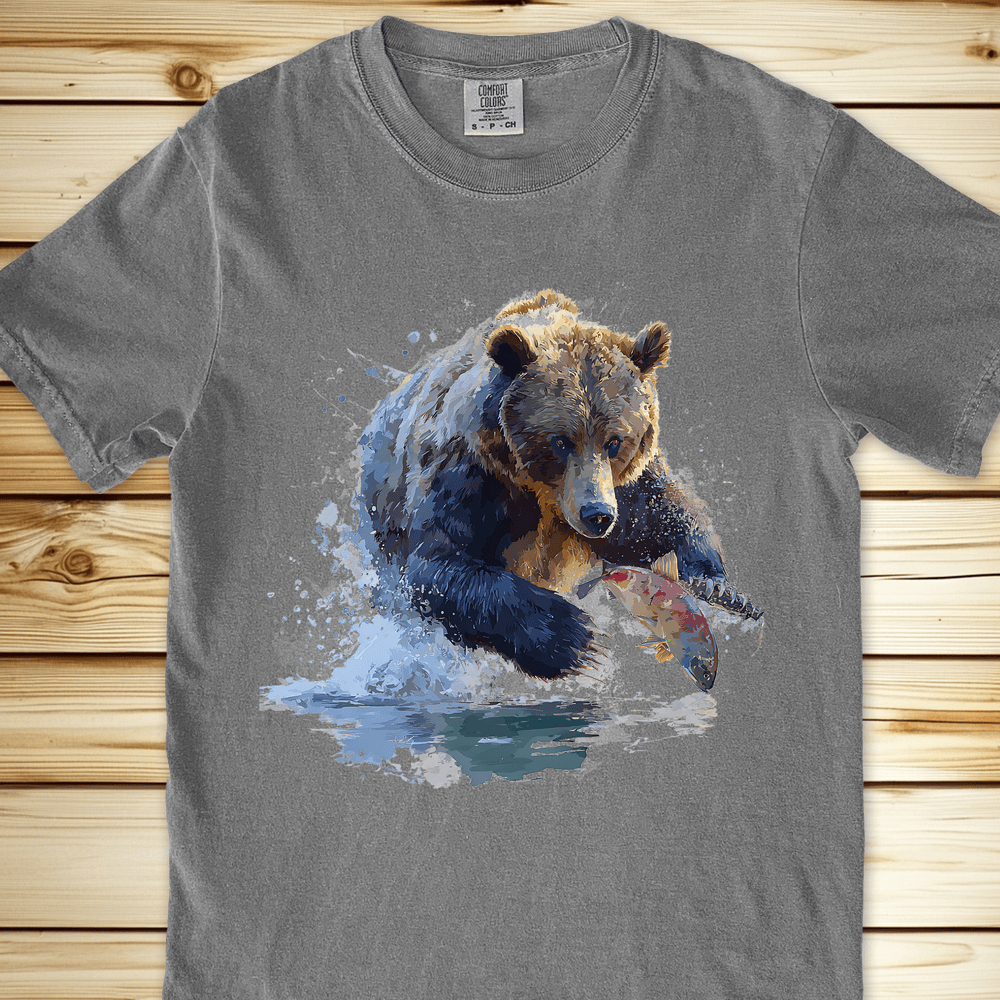 Bear Fishing - Grey