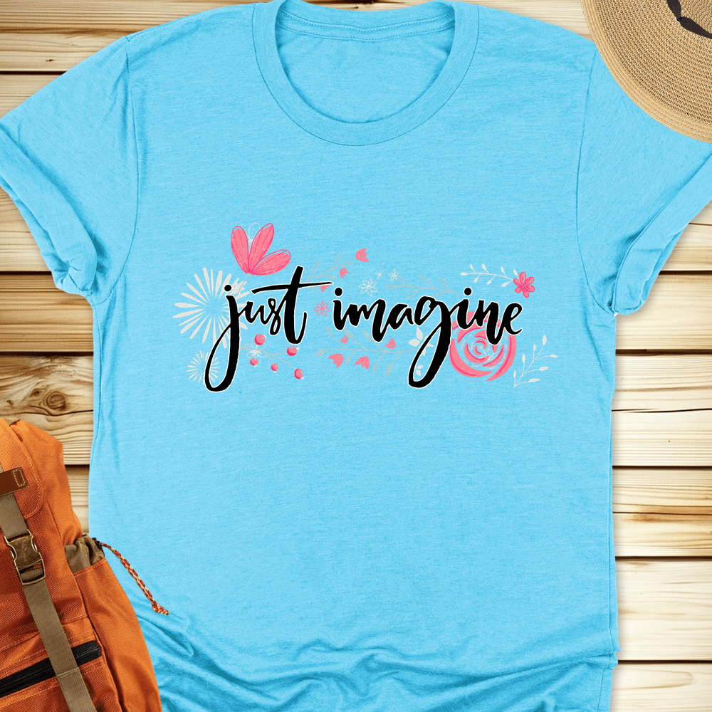 1988 Just Imagine Tshirt - Heather Aqua