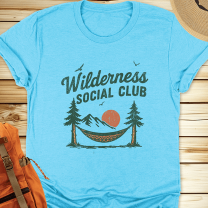 2007 Wilderness Social Club Tshirt - Heather Aqua