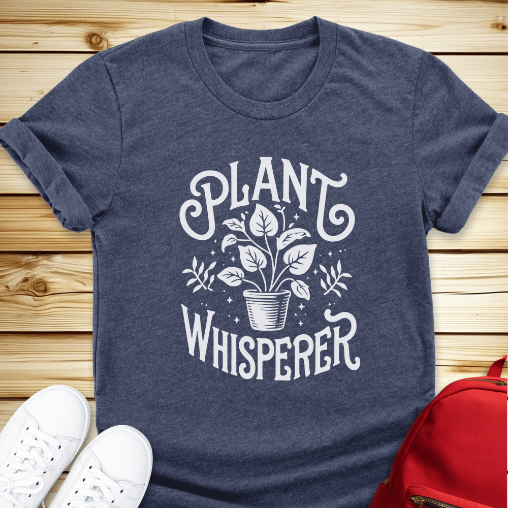 2193 Plant Whisperer W Tshirt - Heather Navy