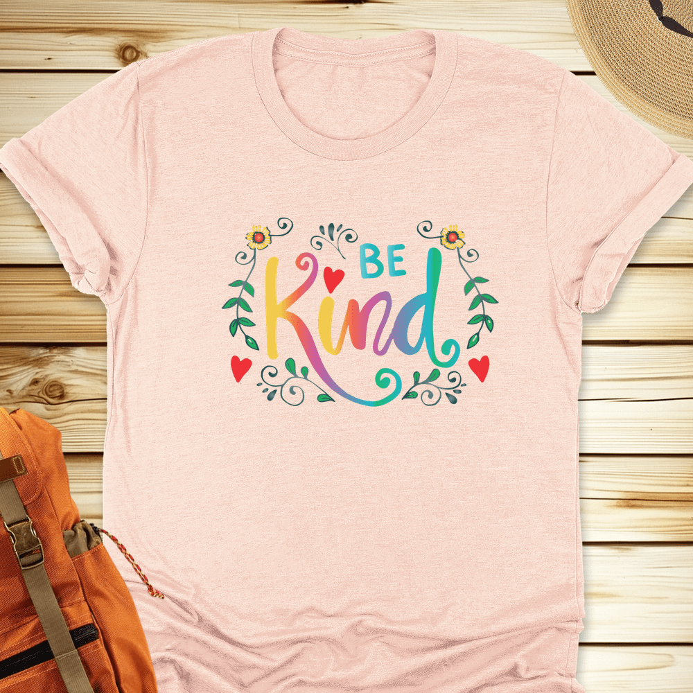 1982 Be Kind Tshirt - Heather Peach