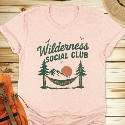 2007 Wilderness Social Club Tshirt - Heather Peach