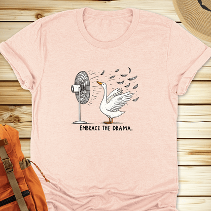 2099 Embrace The Drama Tshirt - Heather Peach