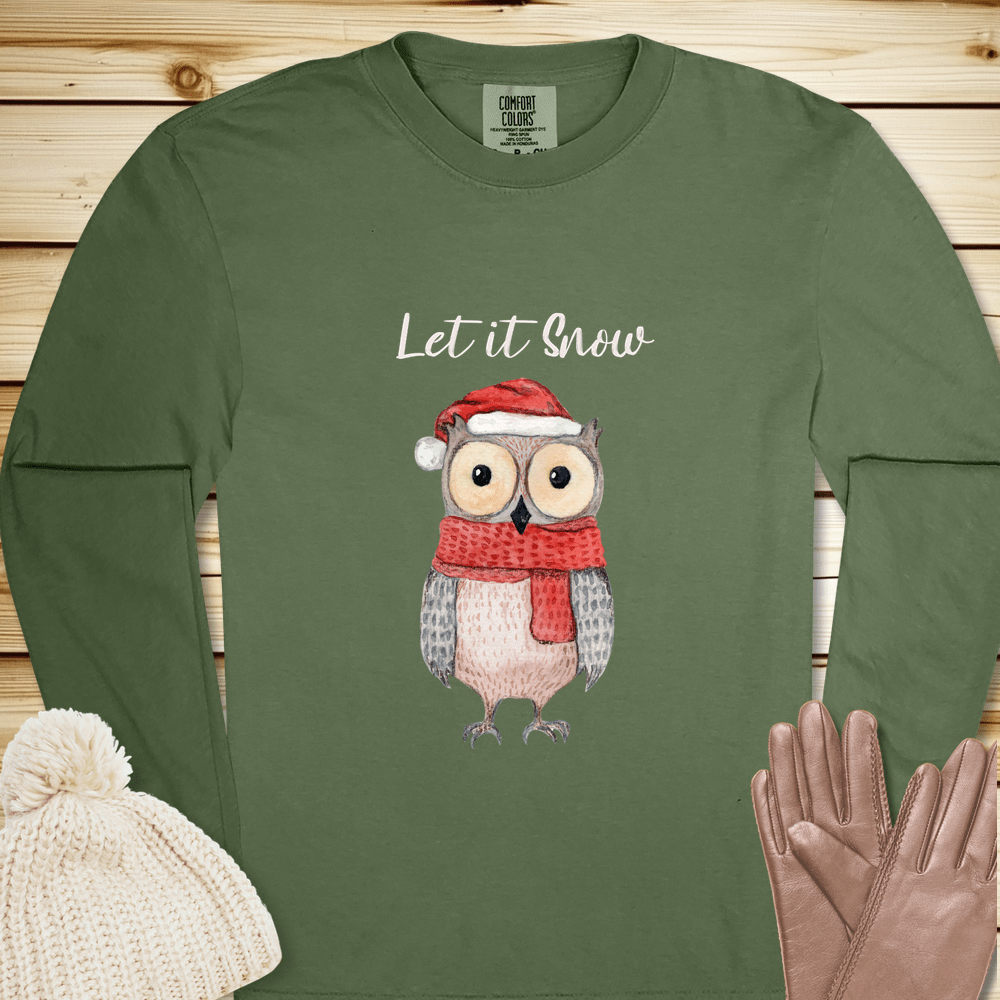 1723 Let It Snow Long Sleeve Tshirt - Hemp