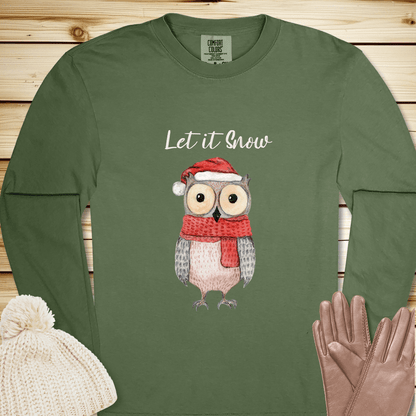 1723 Let It Snow Long Sleeve Tshirt - Hemp