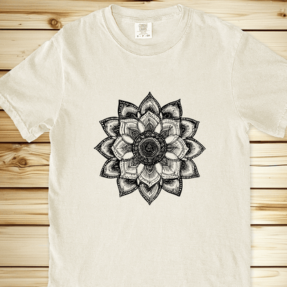 1872 Zendala Final D Relaxed Fit Tee - Ivory