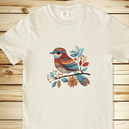 Fancy Pants Bird Relaxed Fit Tee - Ivory