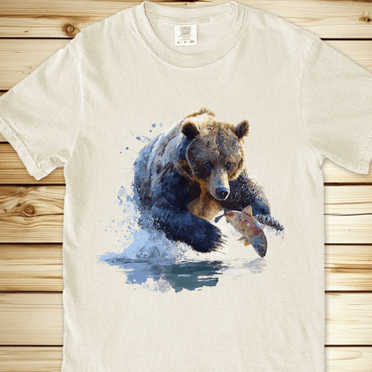 Bear Fishing - Ivory