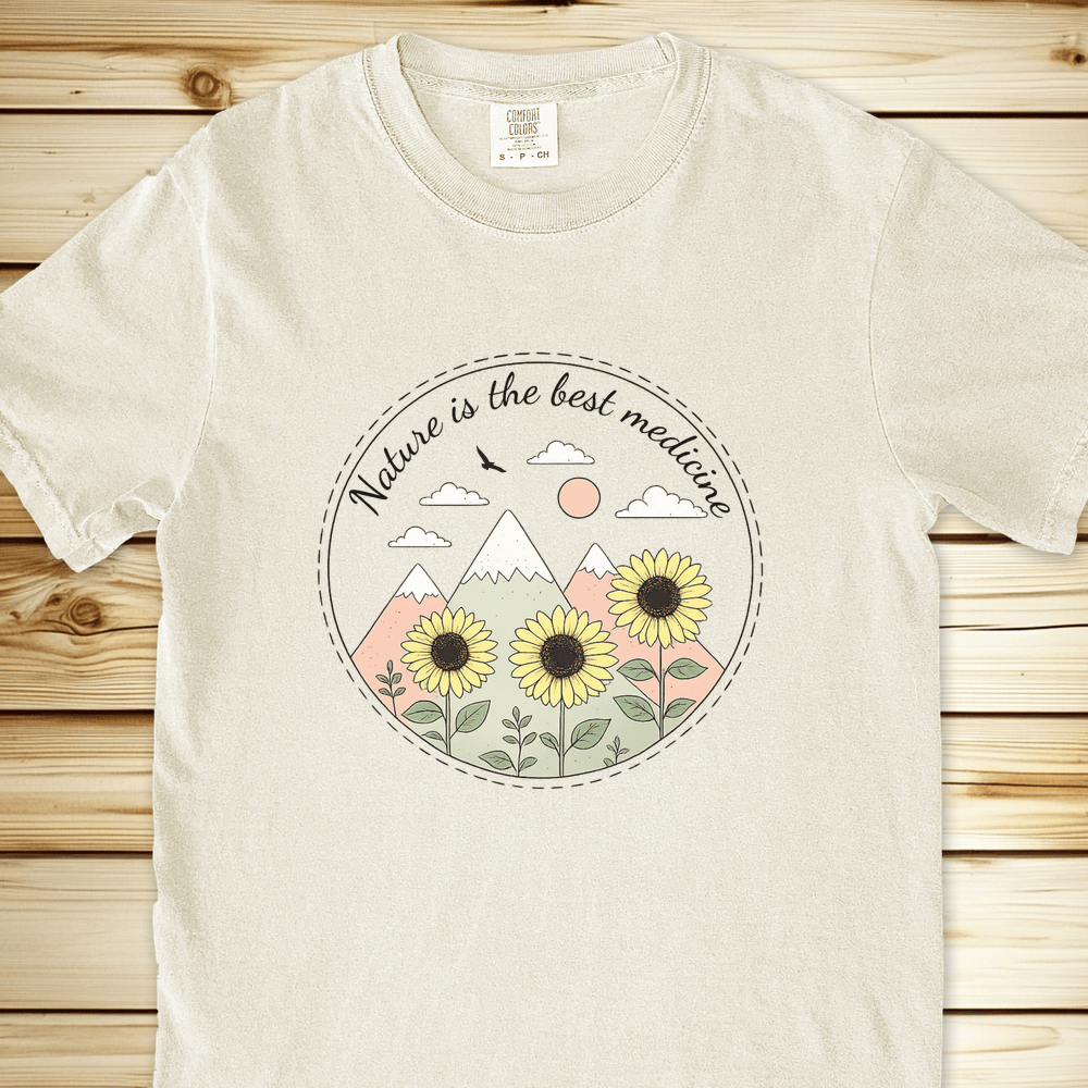 Nature The Best Medicine Final Relaxed Fit Tee - Ivory