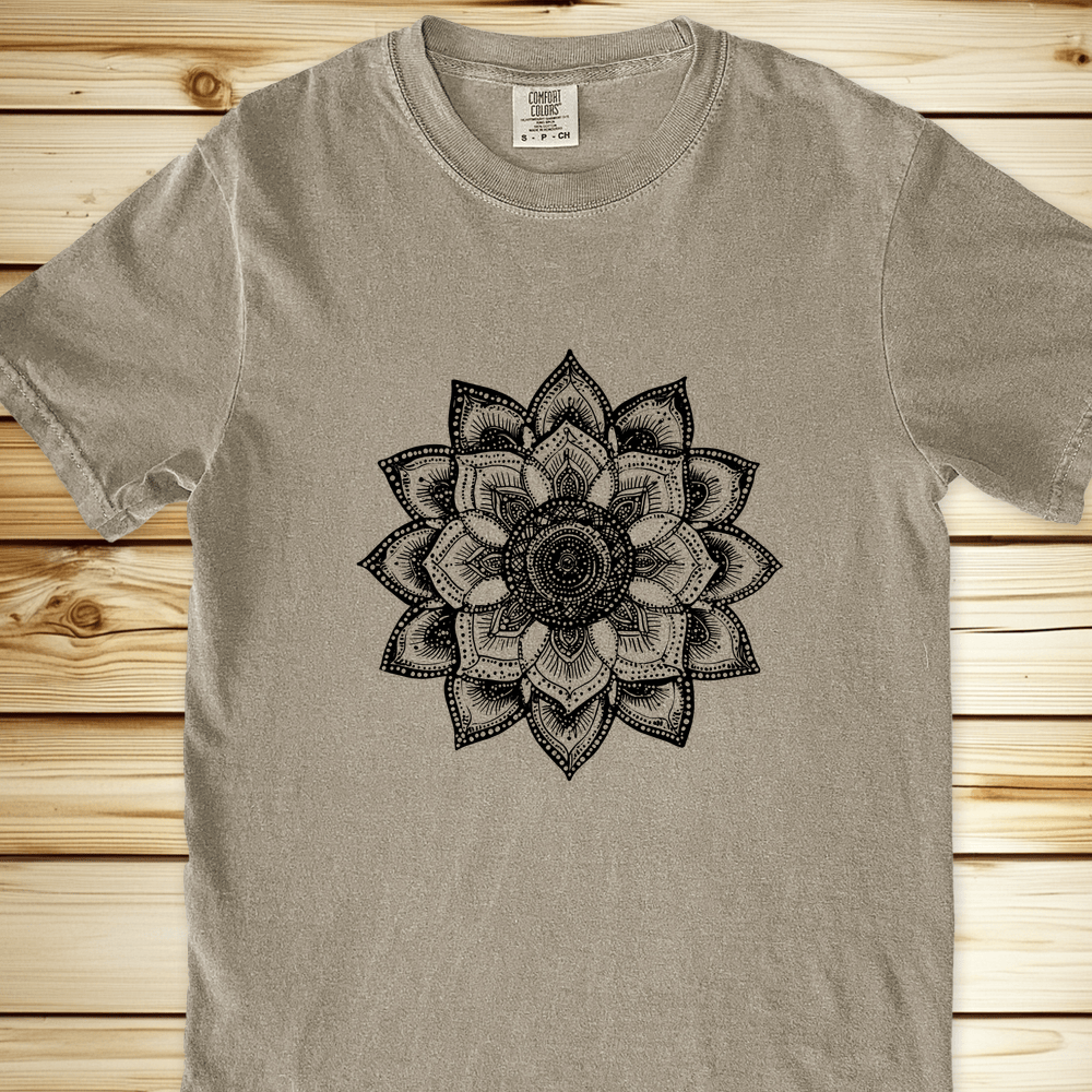 1872 Zendala Final D Relaxed Fit Tee - Khaki