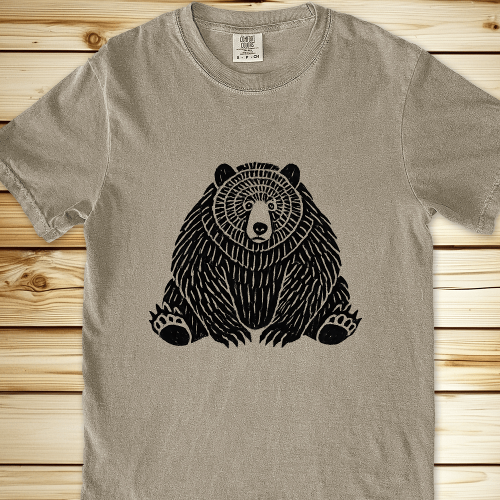 Big Bear Relaxed Fit Tee - Khaki